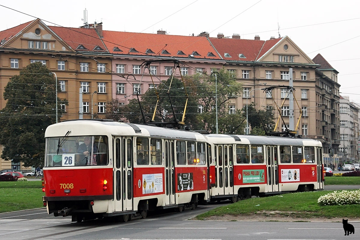 Прага, Tatra T3SU № 7008
