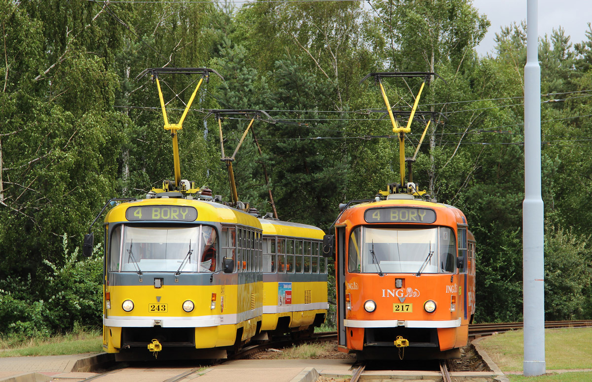 Пльзень, Tatra T3R.P № 243; Пльзень, Tatra T3R.P № 217