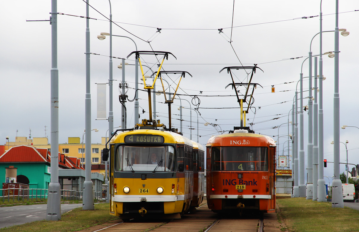Пльзень, Tatra T3R.P № 218; Пльзень, Tatra T3R.P № 264