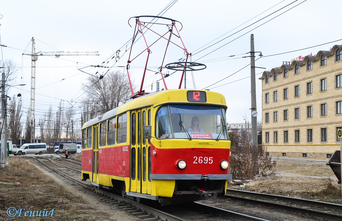 Волгоград, Tatra T3SU № 2695