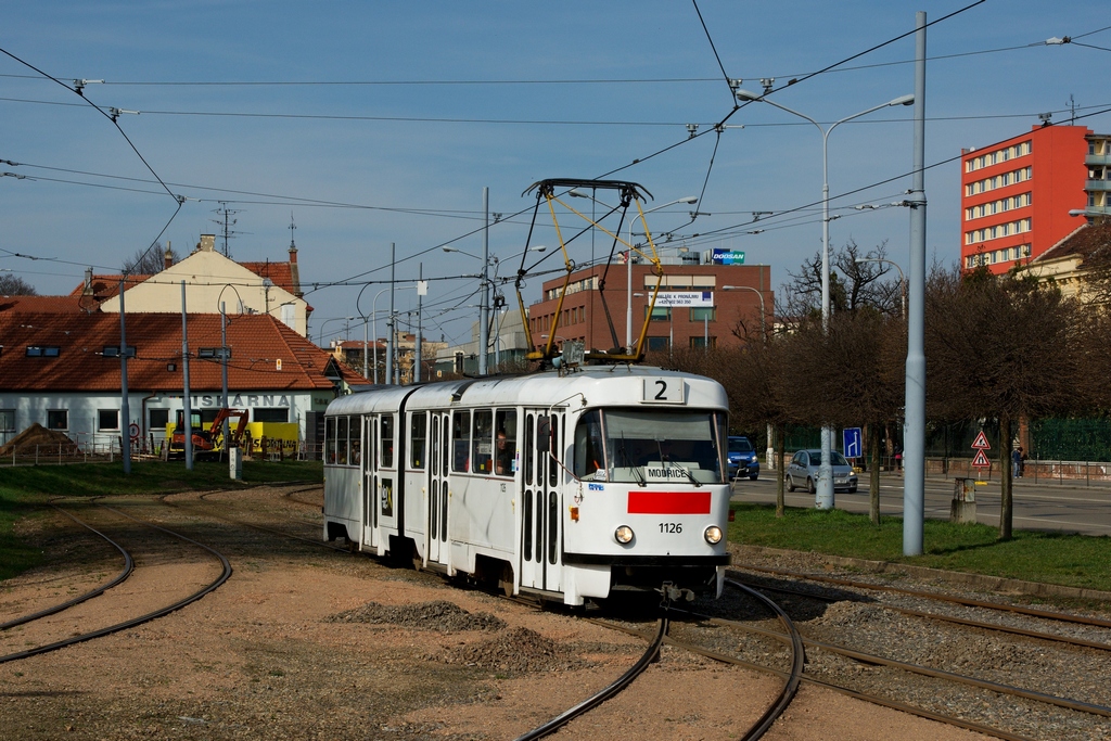 Брно, Tatra K2YU № 1126