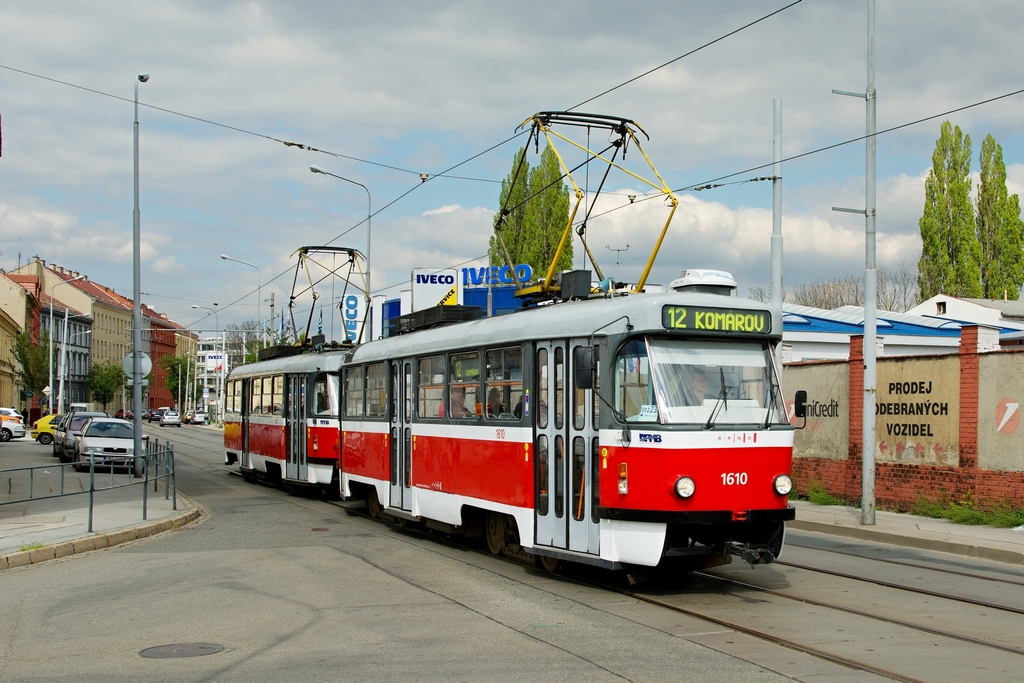 Брно, Tatra T3G № 1610