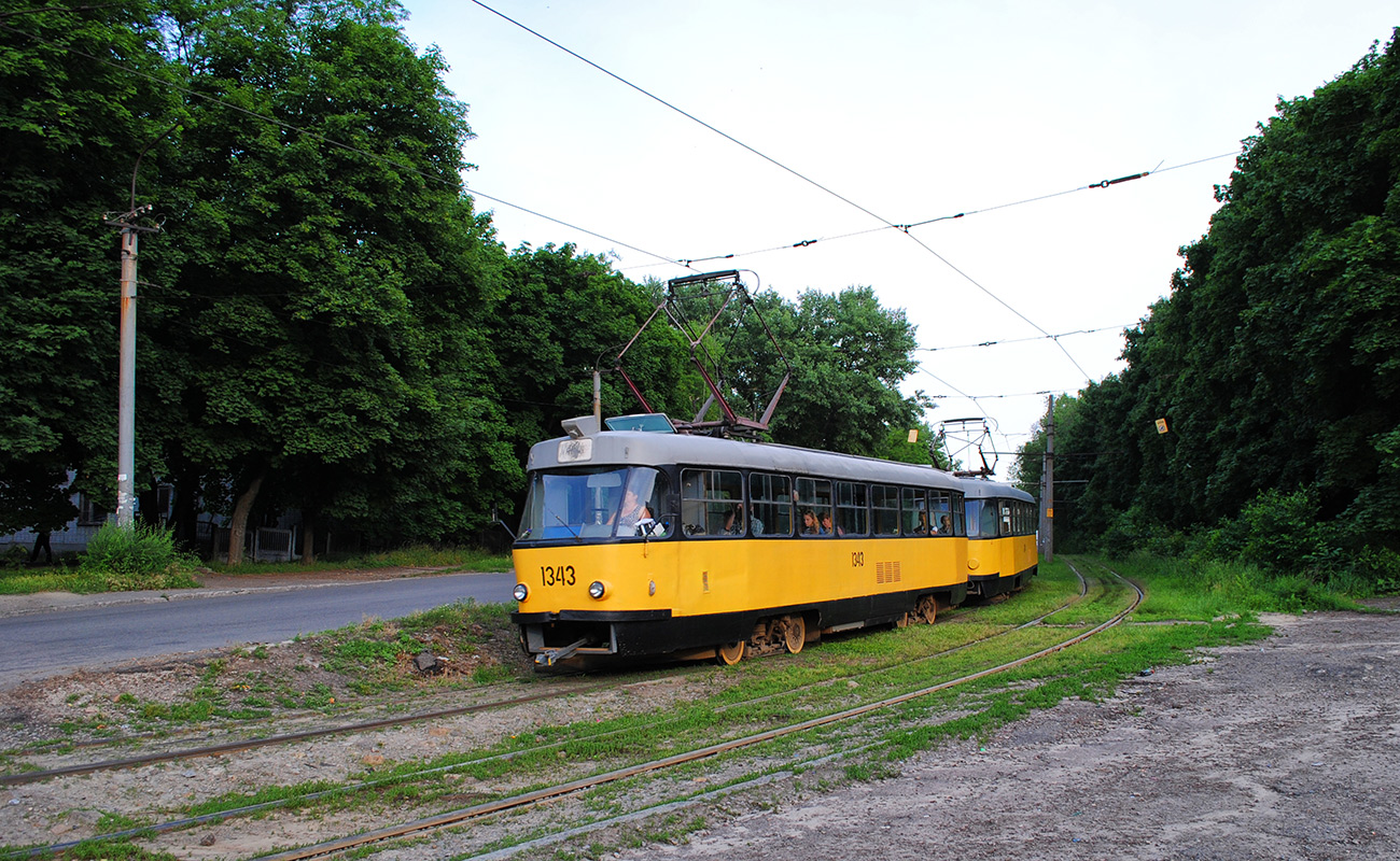 Днепр, Tatra T3SU № 1343