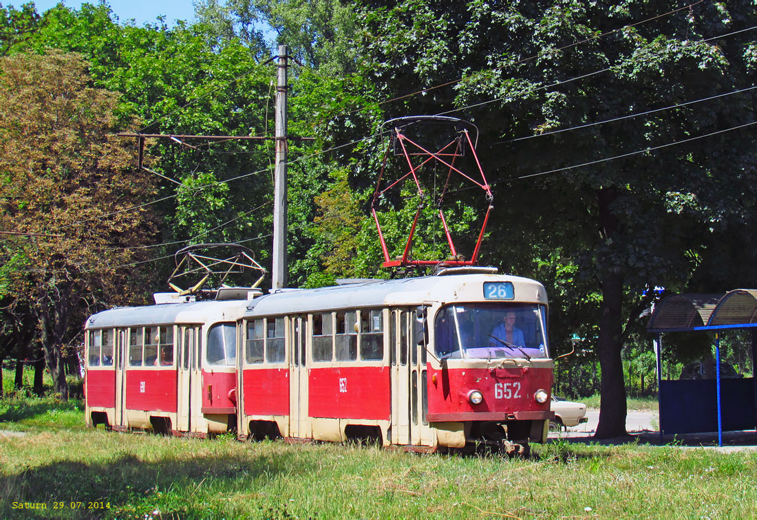 Харьков, Tatra T3SU № 652