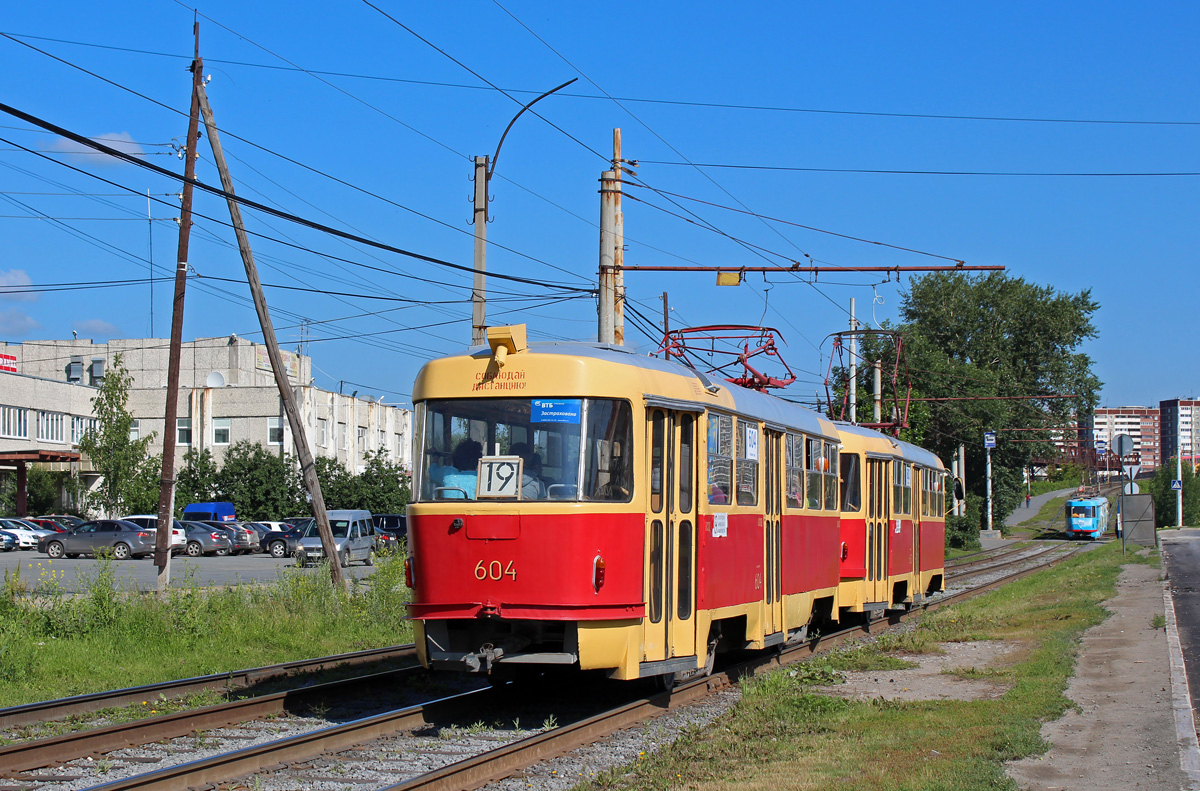 Екатеринбург, Tatra T3SU № 604
