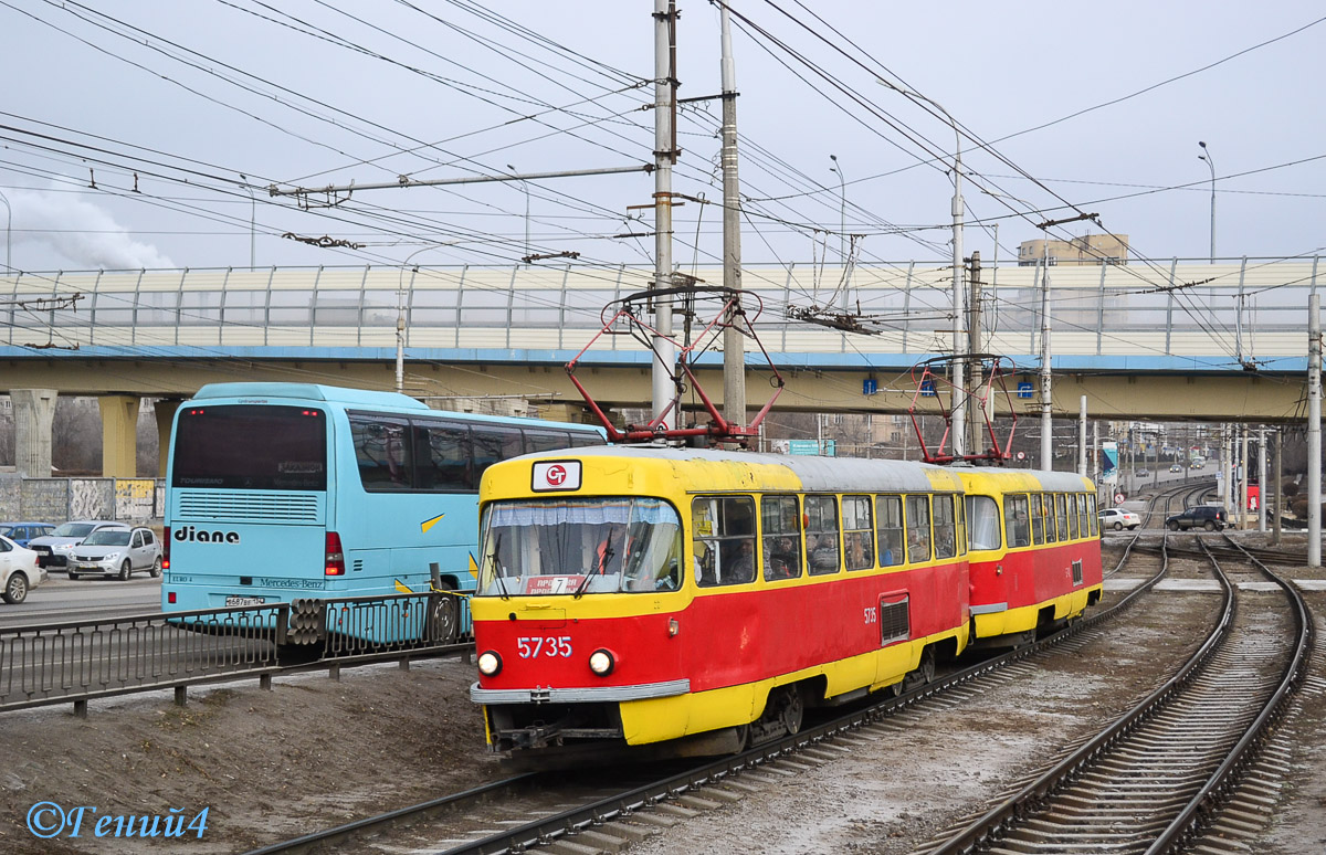 Волгоград, Tatra T3SU № 5735