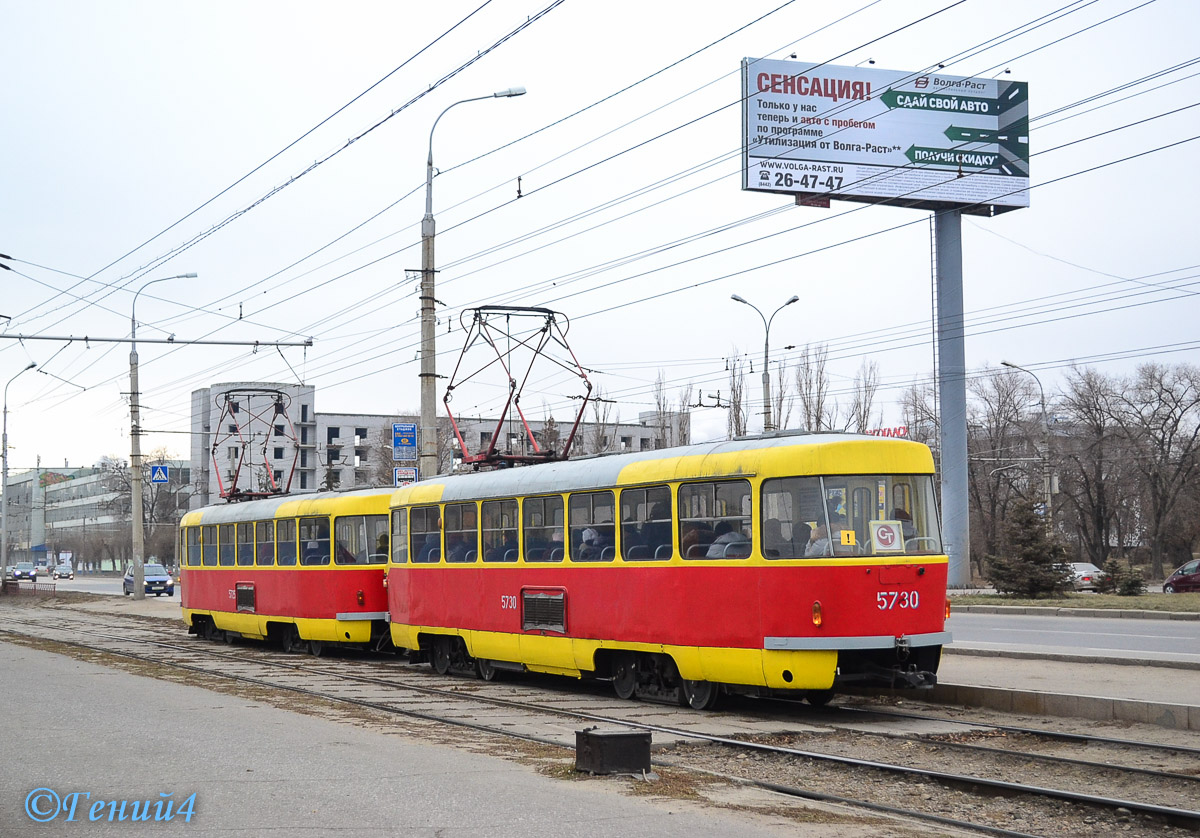 Volgograd, Tatra T3SU Nr. 5730