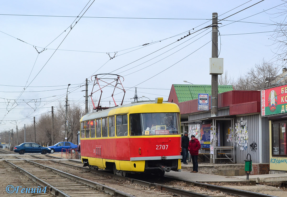Волгоград, Tatra T3SU № 2707
