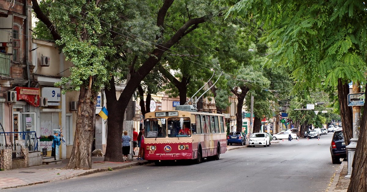 Одесса, ЗиУ-682В-012 [В0А] № 837; Одесса — Троллейбусные линии