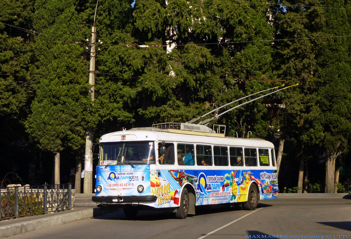 Крымский троллейбус, Škoda 9Tr19 № 5511