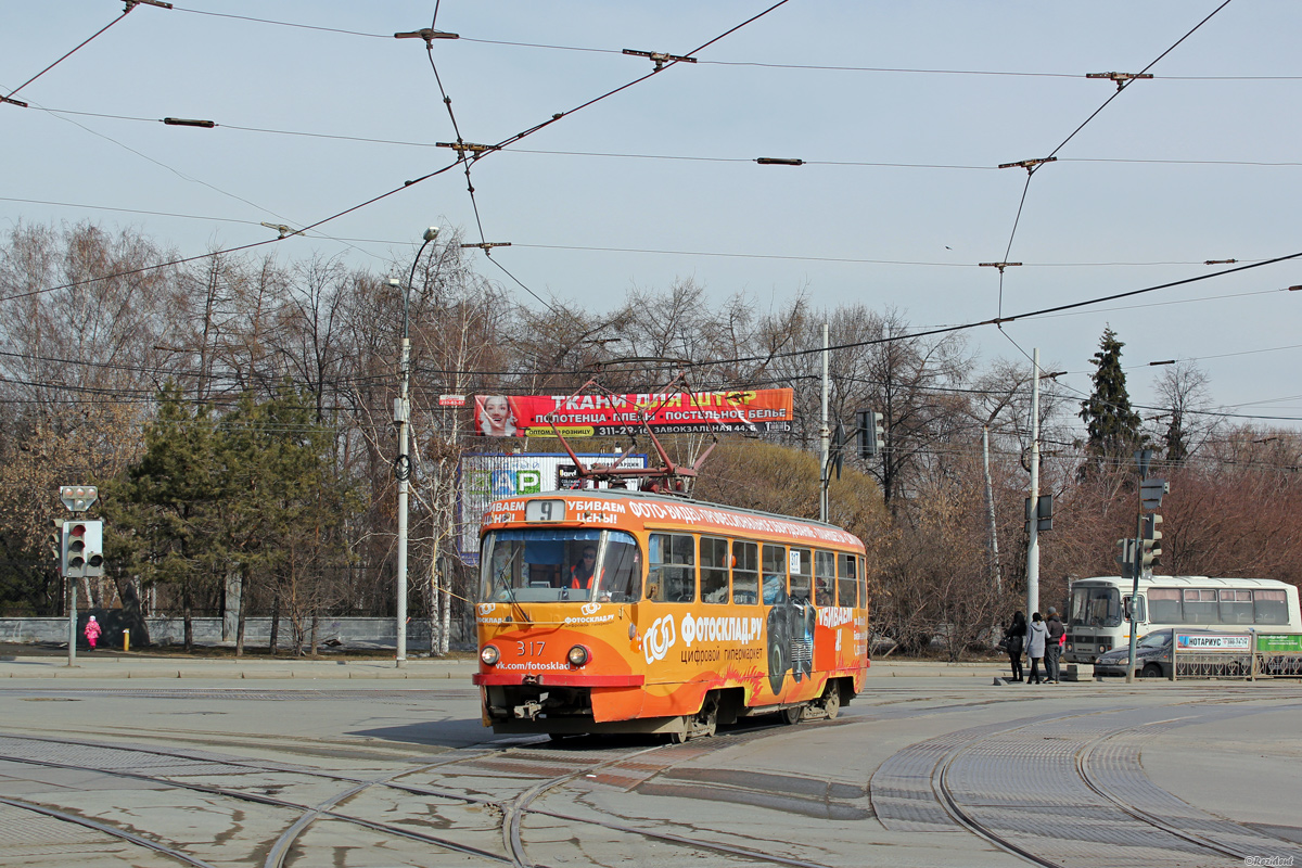 Екатеринбург, Tatra T3SU № 317