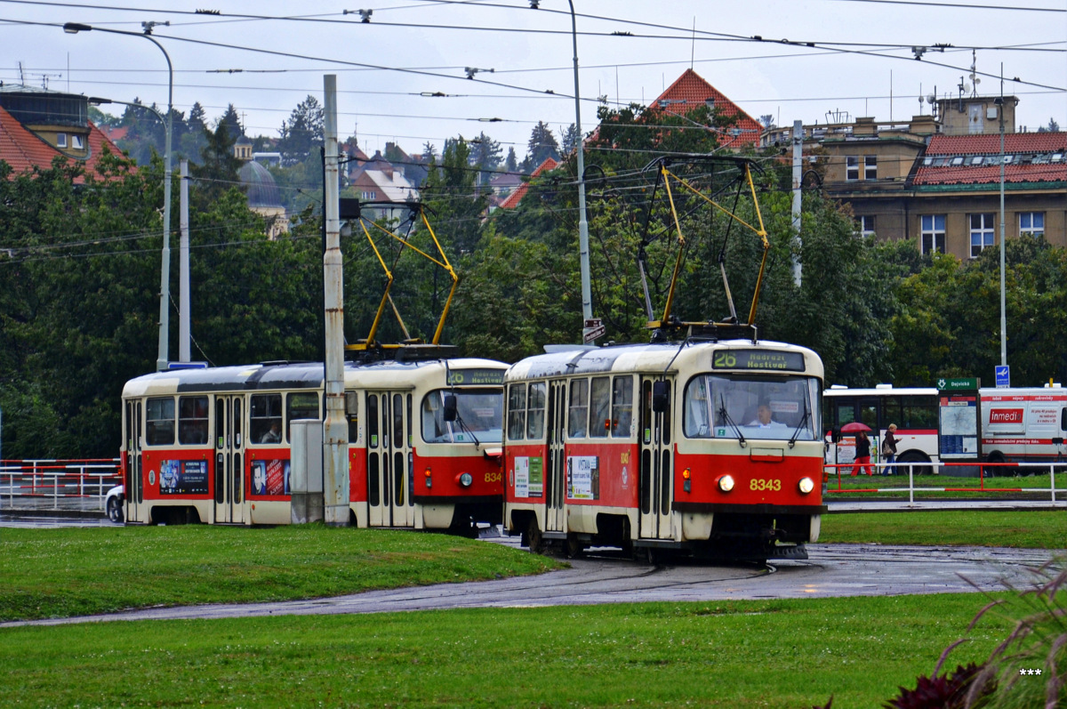 Прага, Tatra T3R.P № 8343