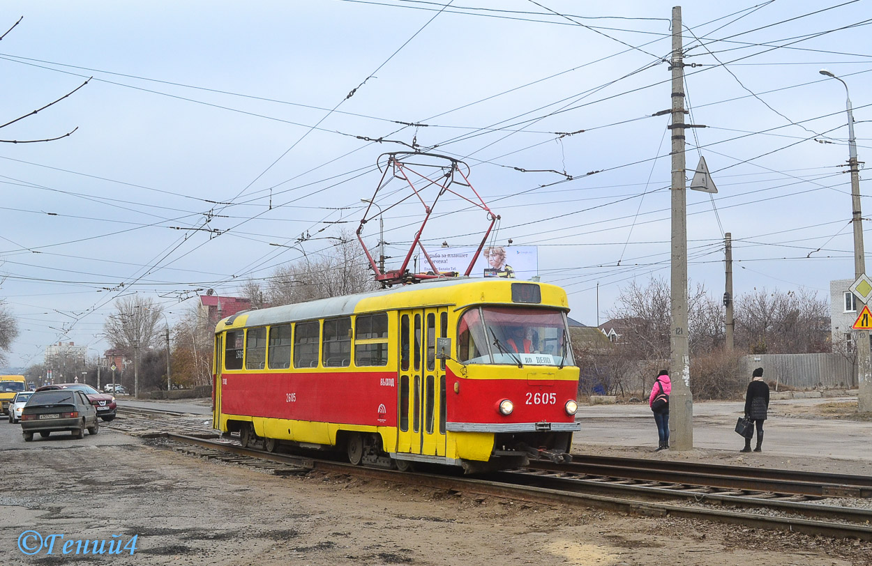 Volgograd, Tatra T3SU (2-door) № 2605