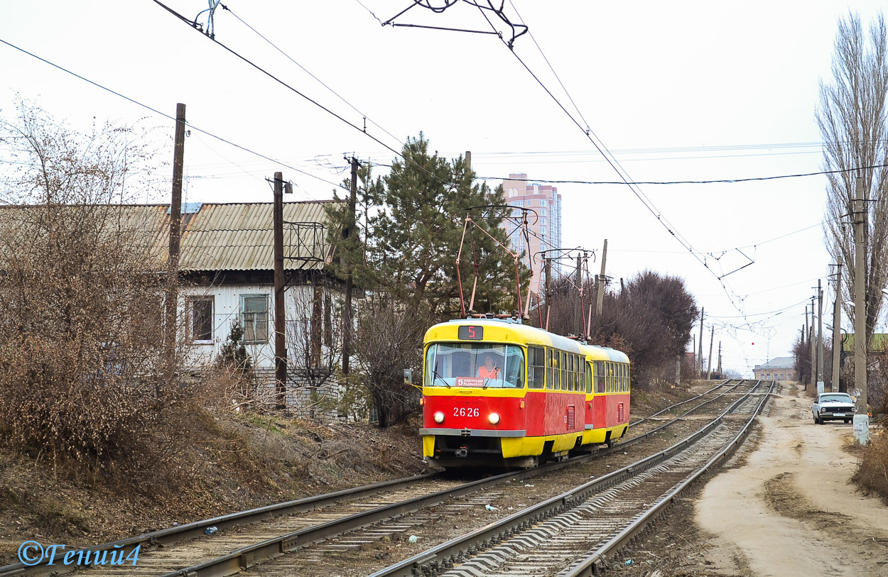 Volgograd, Tatra T3SU (2-door) # 2626 Volgograd, Tatra T3SU (2-door) # 2626