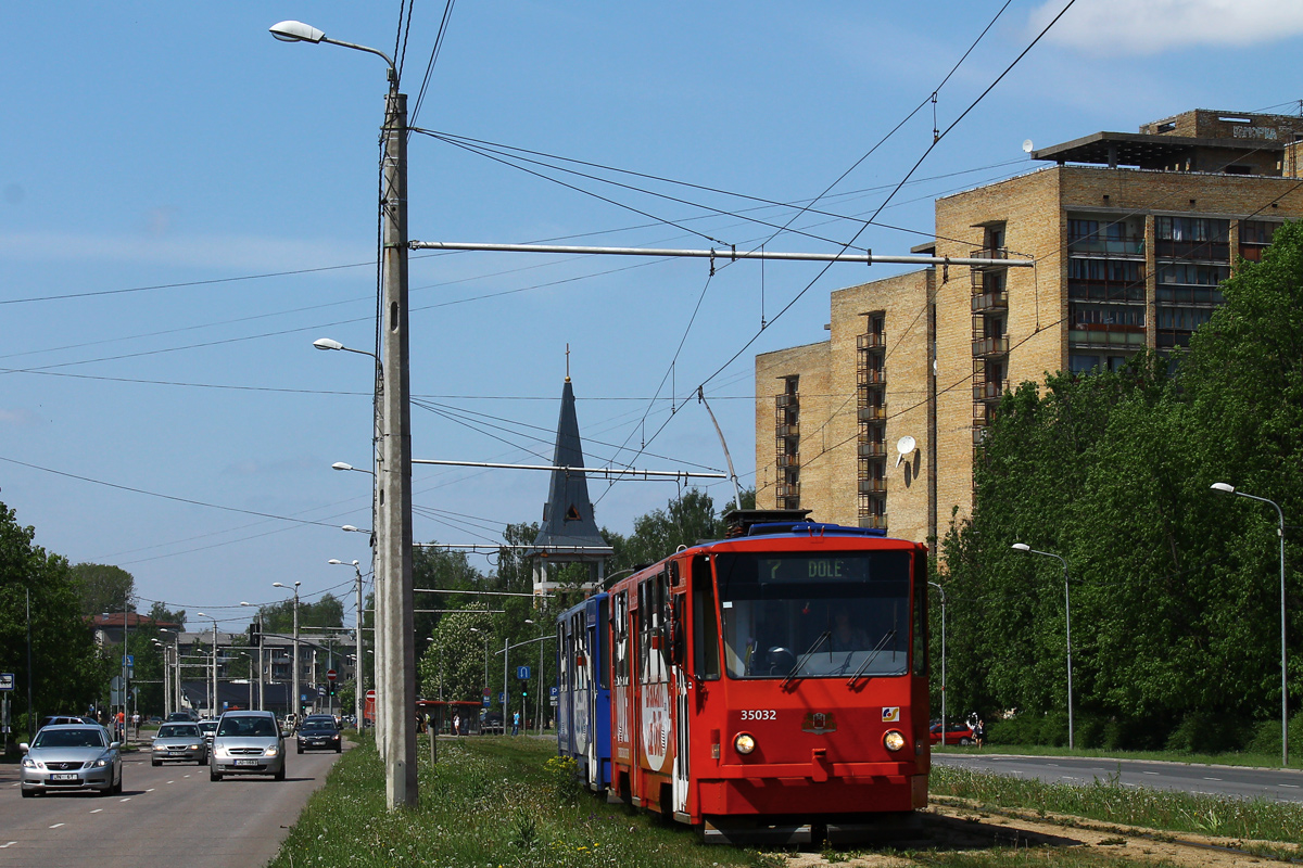 Рига, Tatra T3MR (T6B5-R) № 35032