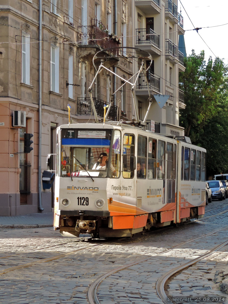 Львов, Tatra KT4SU № 1129