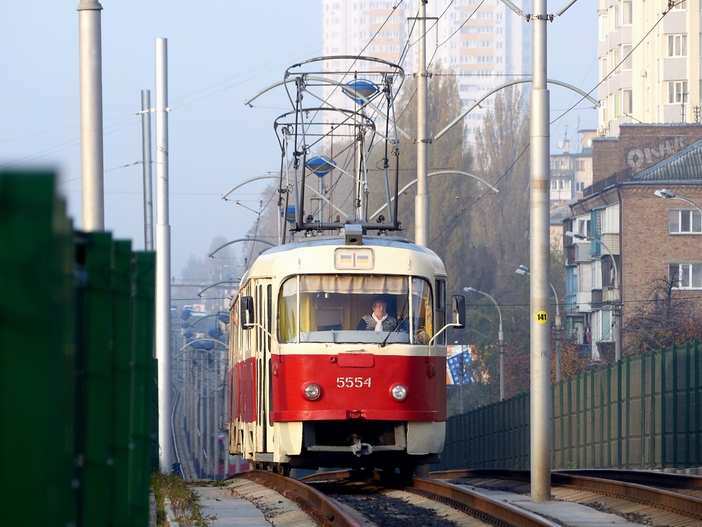 Киев, Tatra T3SU № 5554