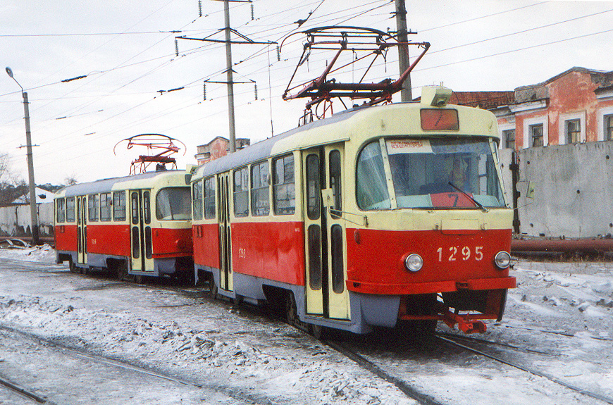 Барнаул, Tatra T3SU № 1295; Барнаул, Tatra T3SU № 1096