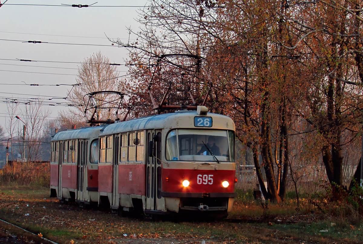 Харьков, Tatra T3SU № 695
