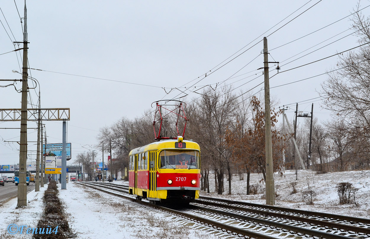Волгоград, Tatra T3SU № 2707