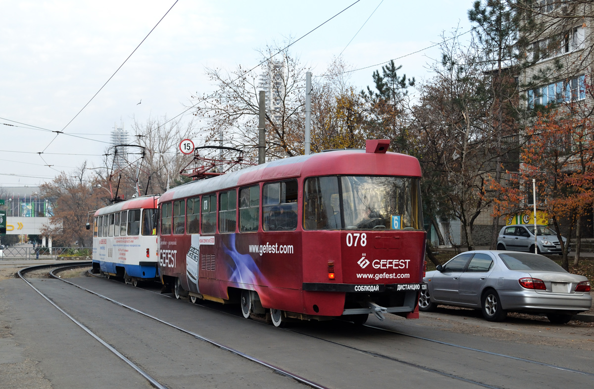 Краснодар, Tatra T3SU № 078