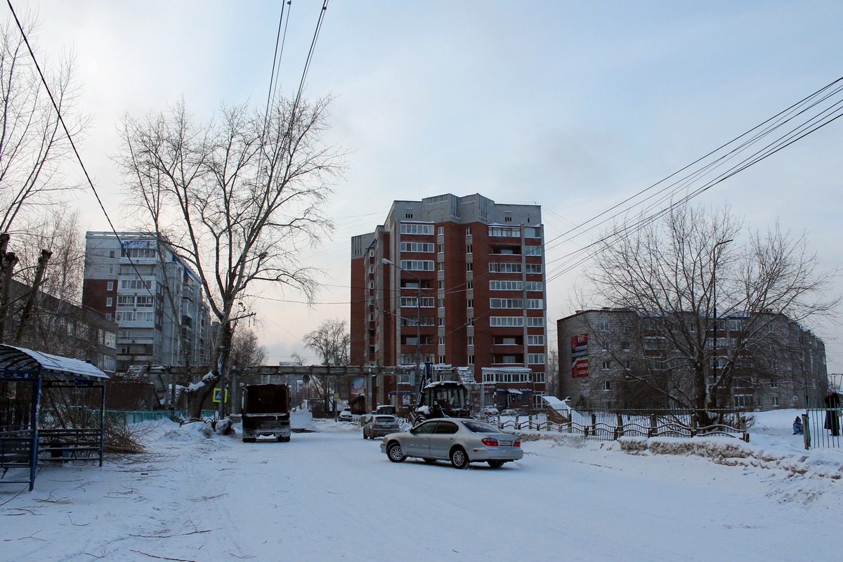 Томск — Ремонты троллейбусной контактной сети