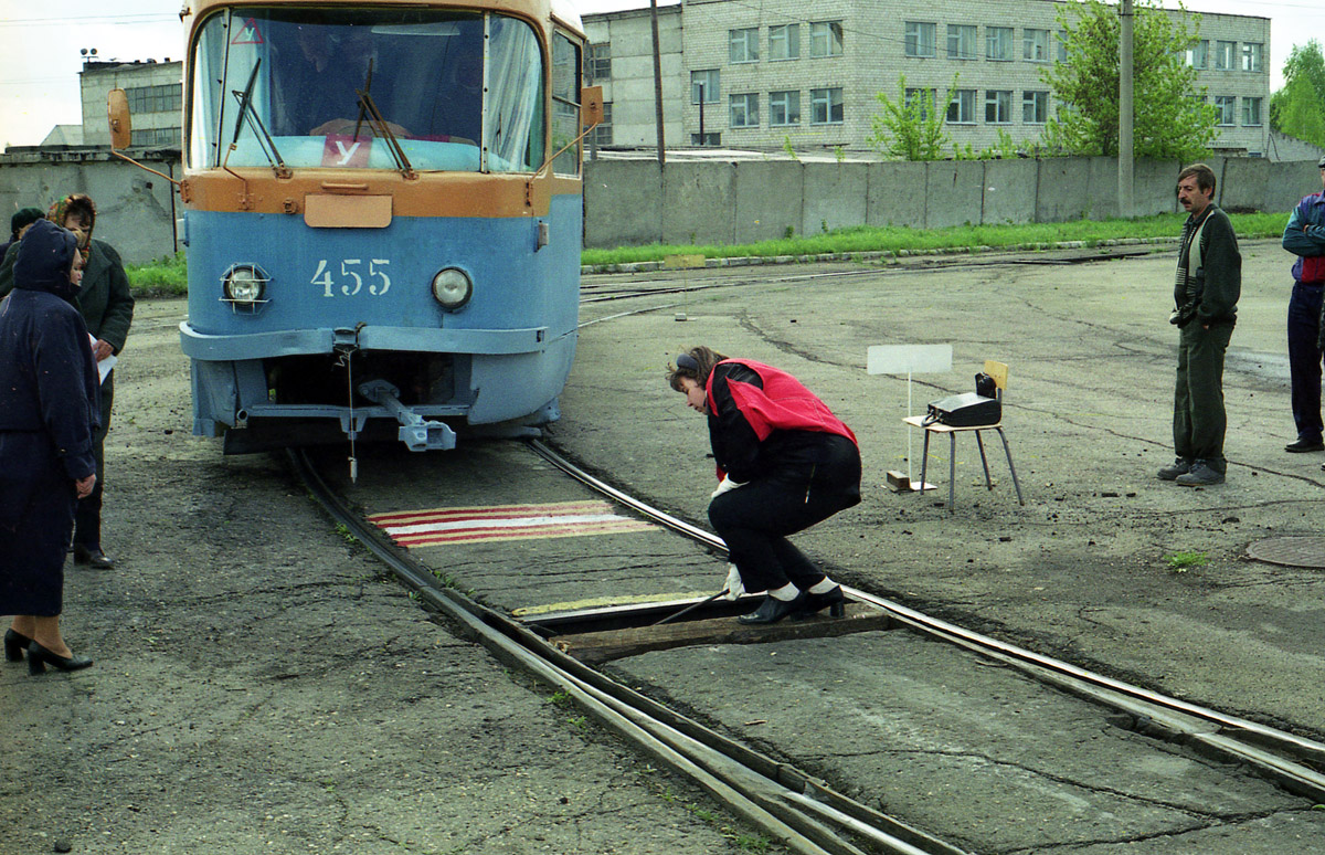 Барнаул, Tatra T3SU № 455; Барнаул — Конкурс водителей трамвая 2000 г.