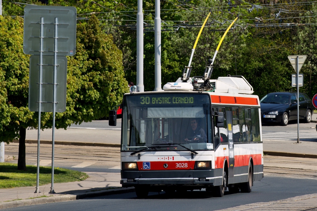 Брно, Škoda 21Tr № 3028