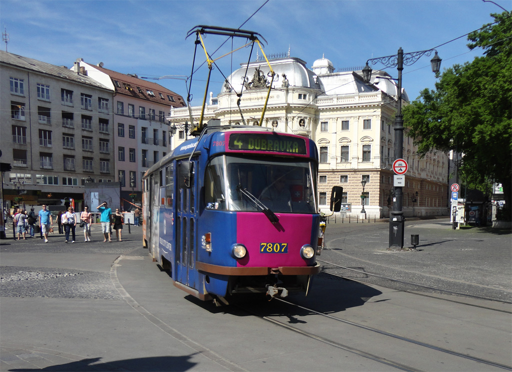 Bratislava, Tatra T3SUCS # 7807