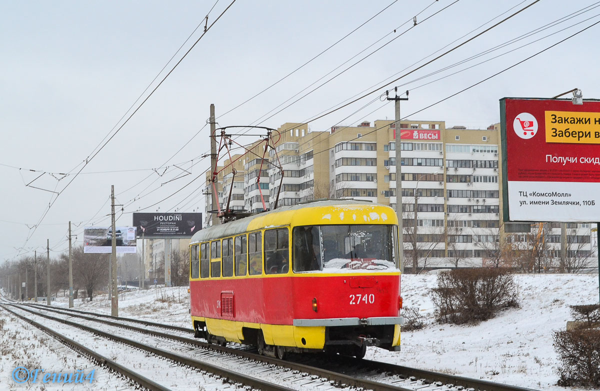 Волгоград, Tatra T3SU № 2740