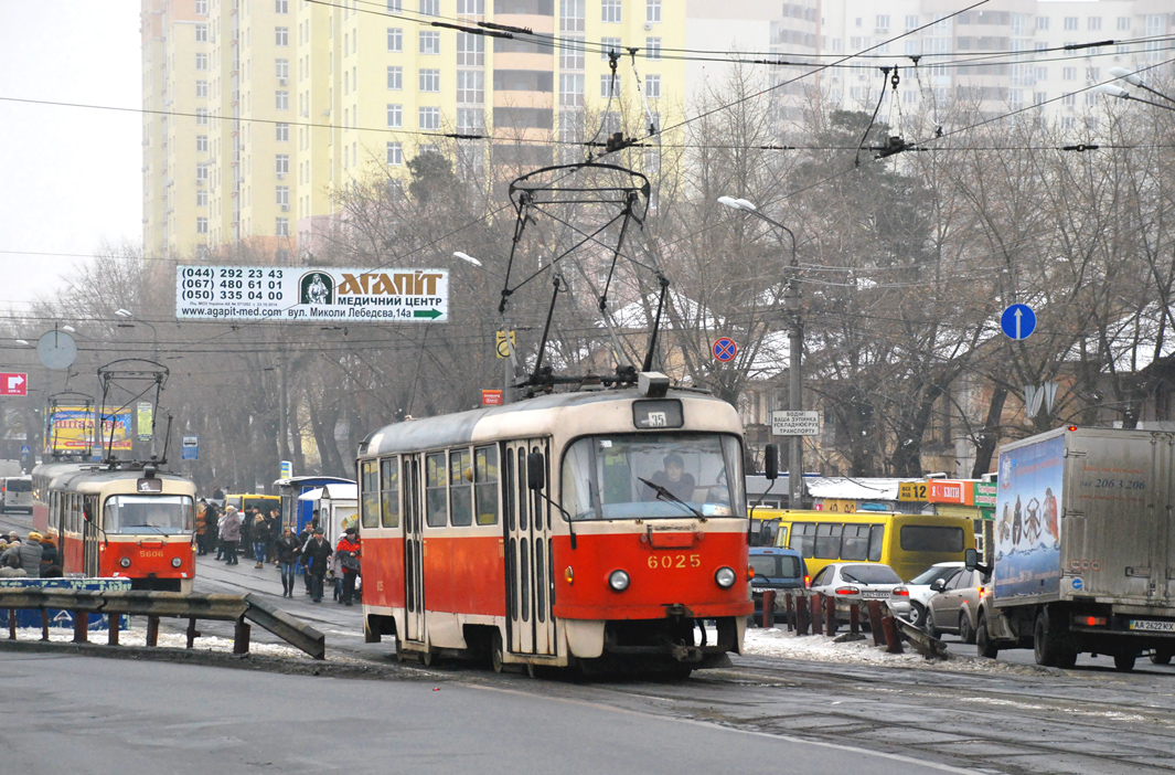 Киев, Tatra T3SU № 6025