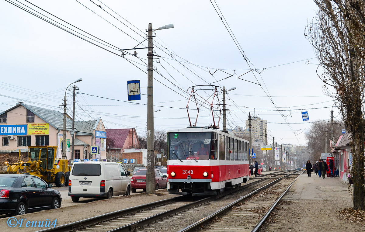 Volgograd, Tatra T6B5SU # 2848 Volgograd, Tatra T6B5SU # 2848