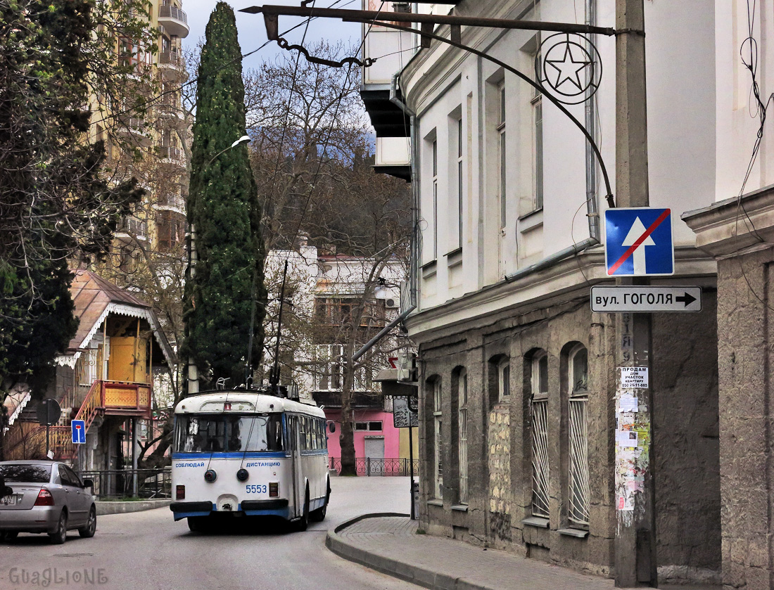 Крымский троллейбус, Škoda 9Tr21 № 5553