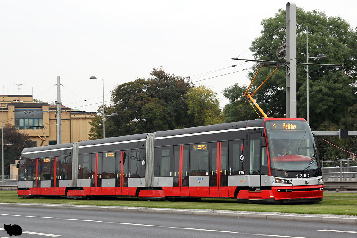 Прага, Škoda 15T3 ForCity Alfa Praha № 9309