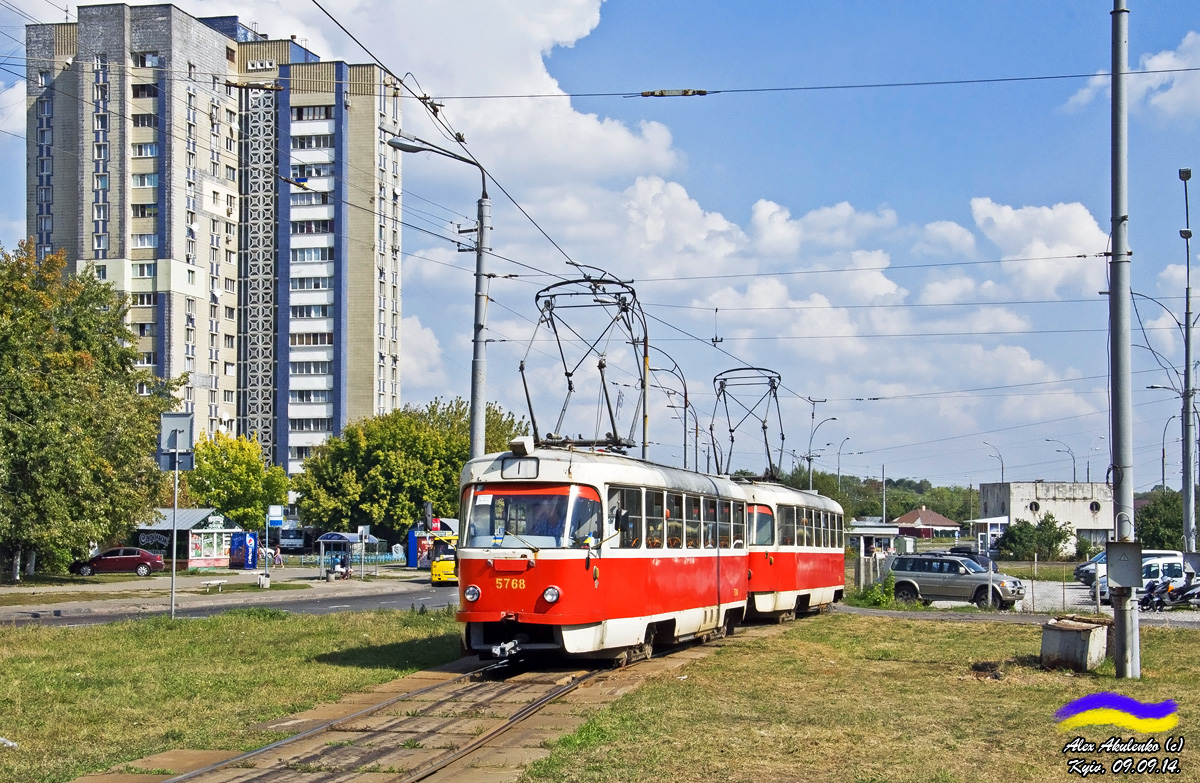 Киев, Tatra T3SU № 5768 Киев, Tatra T3SU № 5768