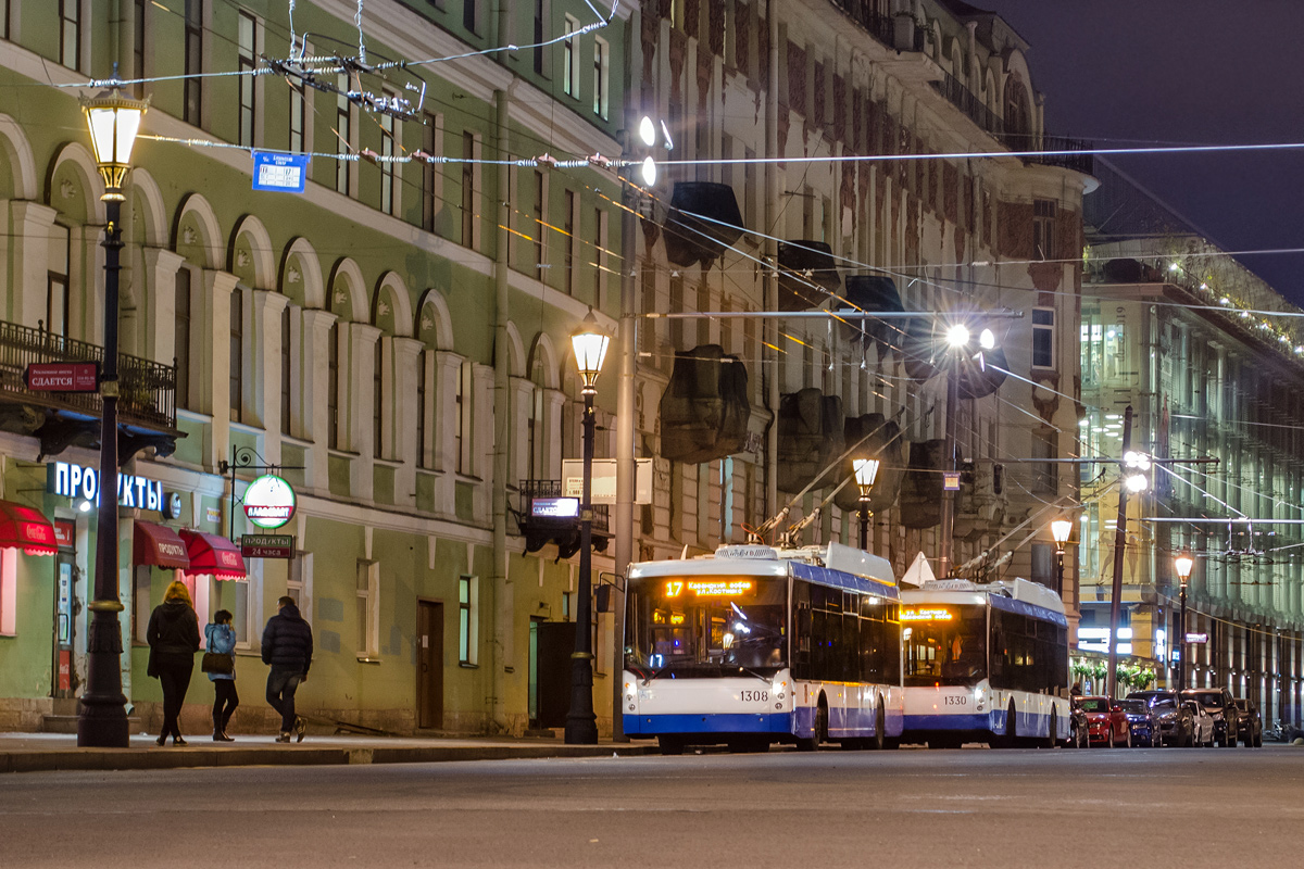 Санкт-Петербург, Тролза-5265.00 «Мегаполис» № 1308