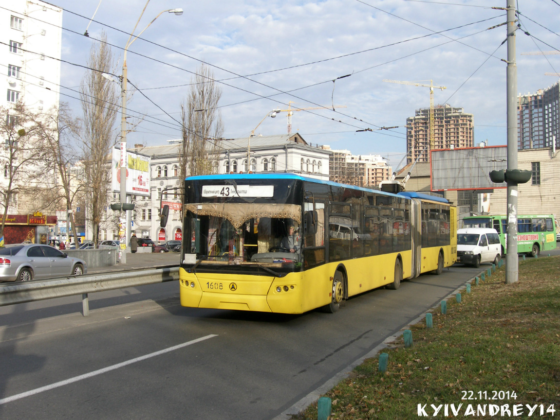 Киев, ЛАЗ E301D1 № 1608