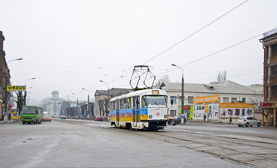 Каменское, Tatra T3SU № 687