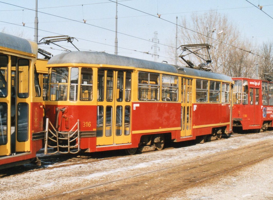 Варшава, Konstal 13N № 316