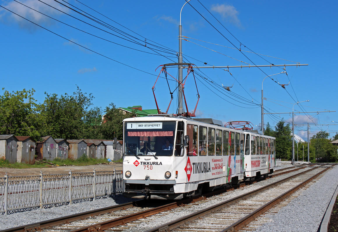 Екатеринбург, Tatra T6B5SU № 750