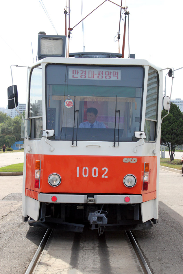 Пхеньян, Tatra KT8D5K № 1002; Пхеньян — Покатушки на трамвае Tatra KT8D5K № 1002