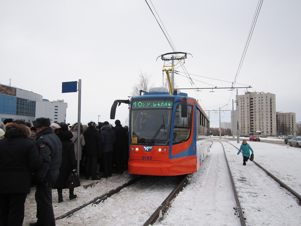 Набережные Челны, 71-623-02 № 0143; Набережные Челны — Строительство и открытие ветки «16 комплекс — Пединститут»