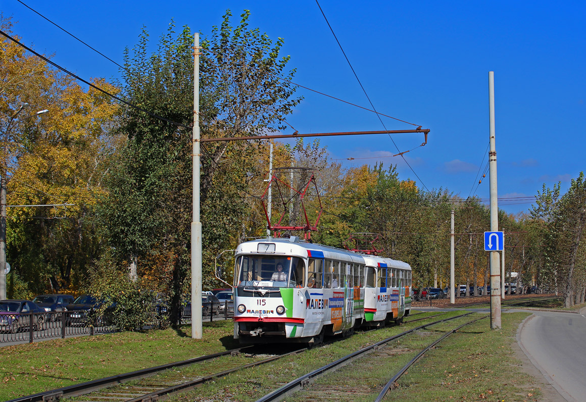 Екатеринбург, Tatra T3SU (двухдверная) № 115