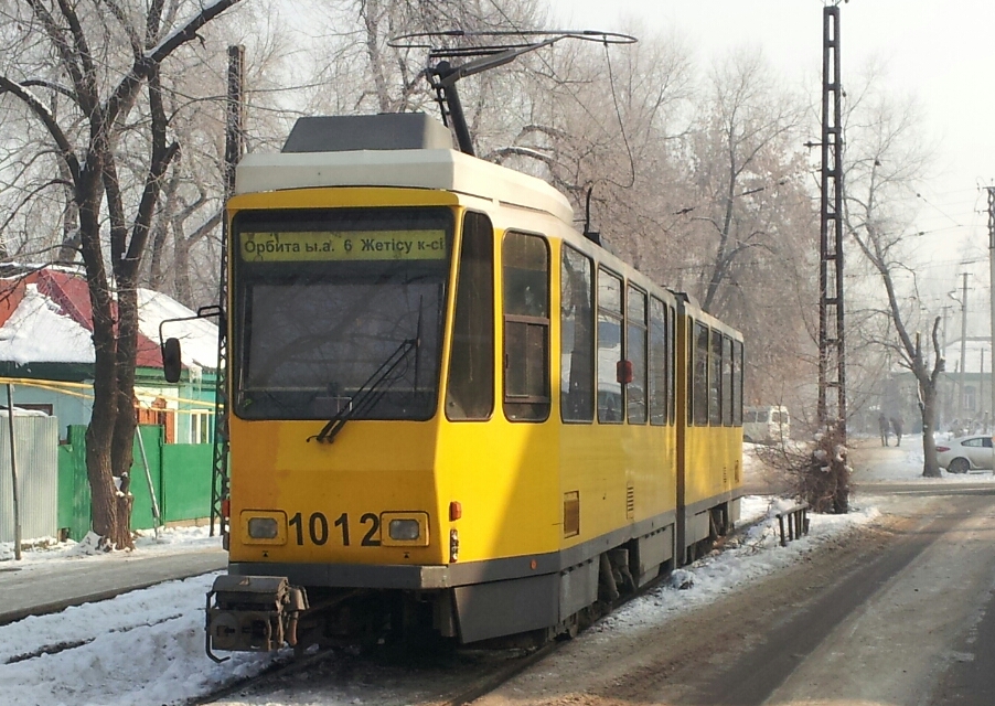 Алматы, Tatra KT4DtM № 1012