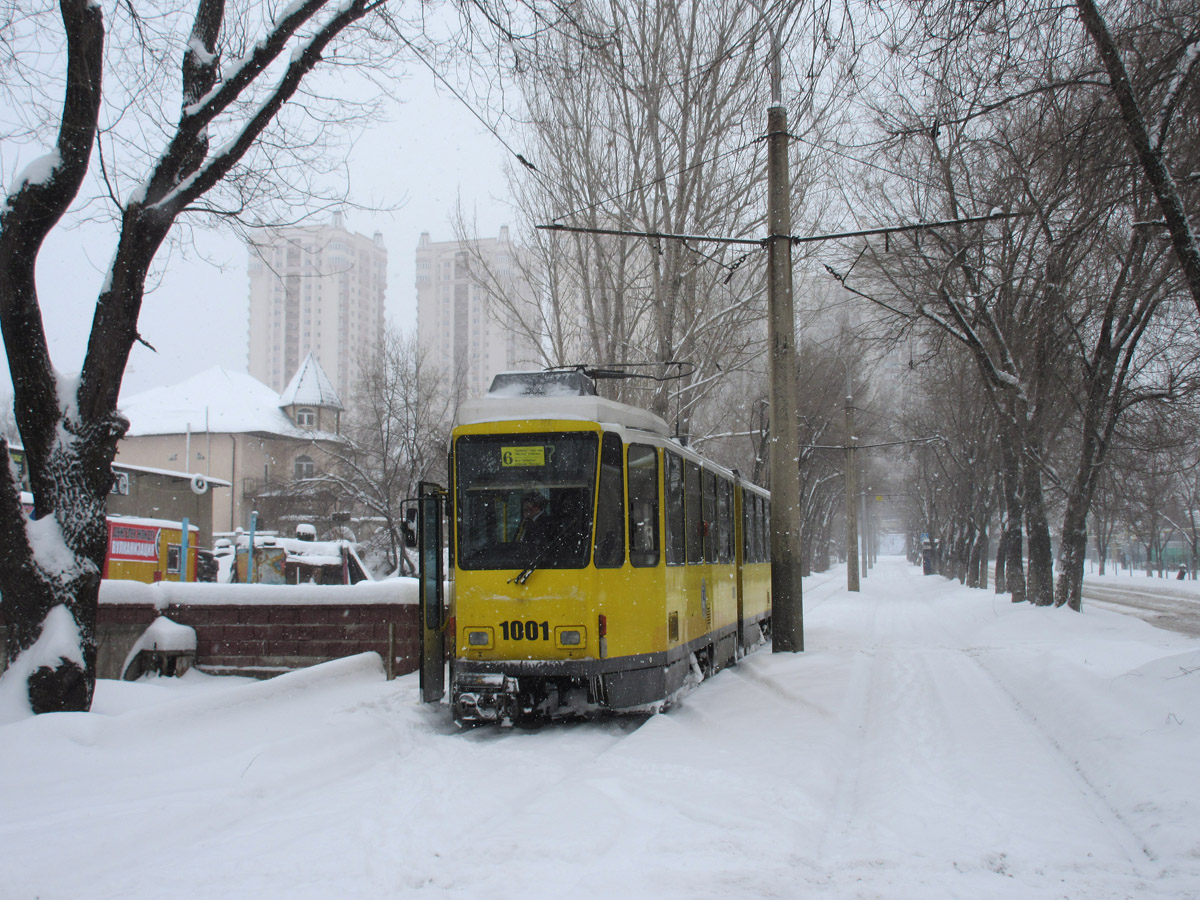 Алматы, Tatra KT4DtM № 1001