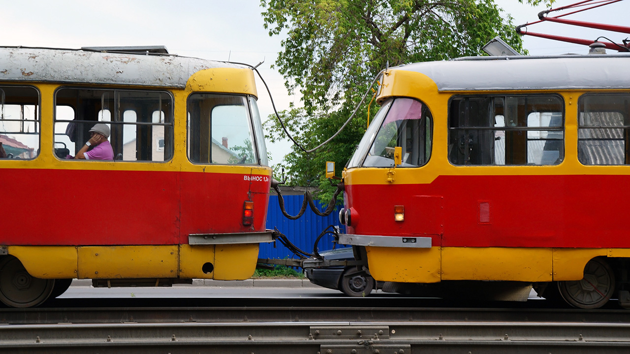 Barnaul, Tatra T3SU nr. 1174; Barnaul, Tatra T3SU nr. 1285; Barnaul — Miscellaneous photos