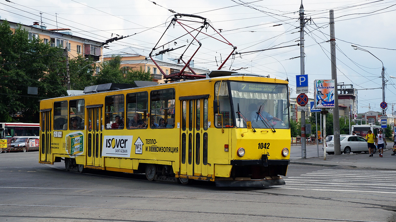Барнаул, Tatra T6B5SU № 1042