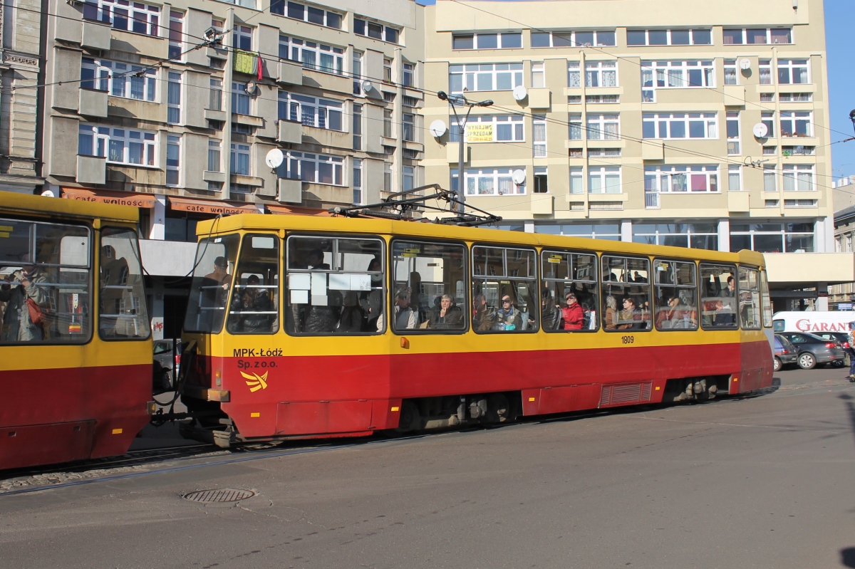 Лодзь, Konstal 805NaND/2 № 1809