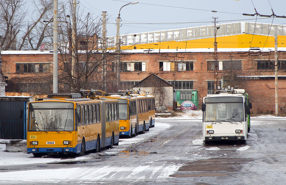 Житомир, Škoda 15Tr13/6M № 088; Житомир, Škoda 14Tr17/6M № 083