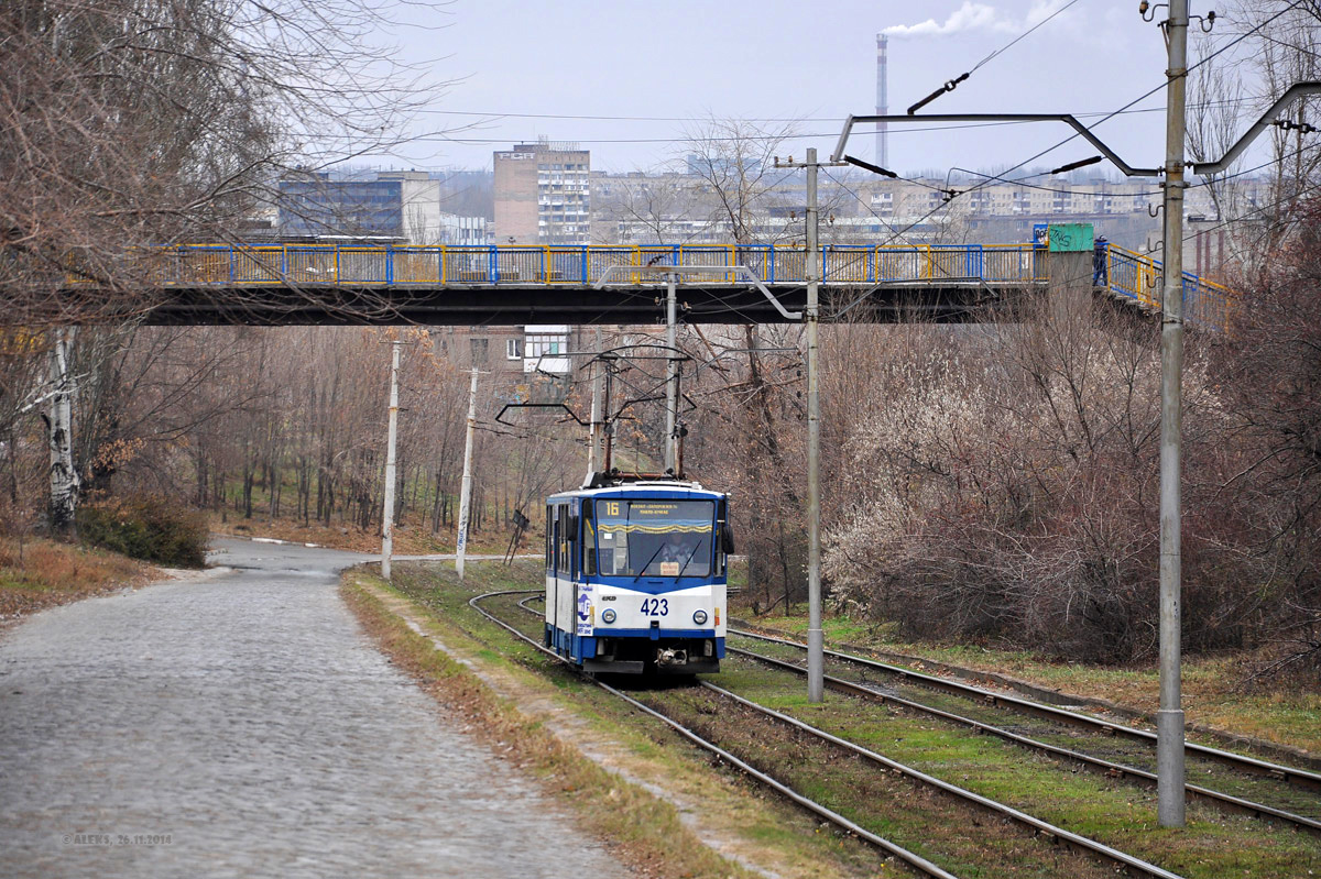 Запорожье, Tatra T6B5SU № 423